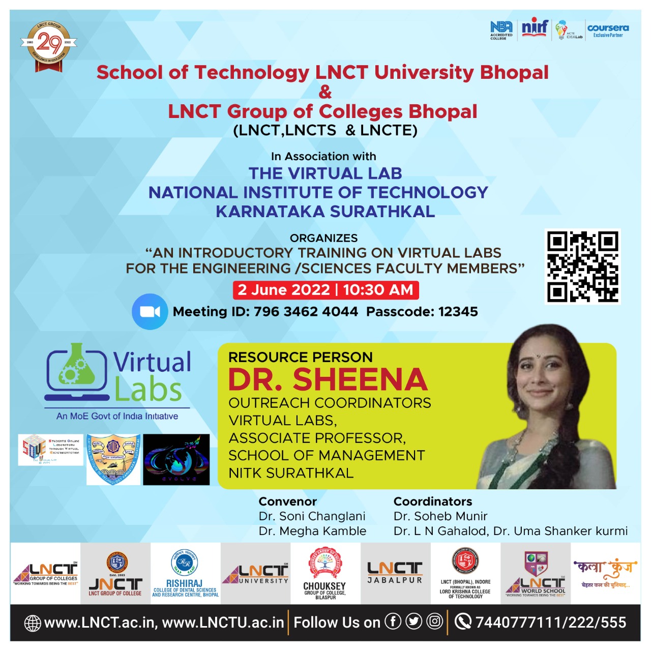 An Introductory Training On Virtual Lab – LNCT Excellence